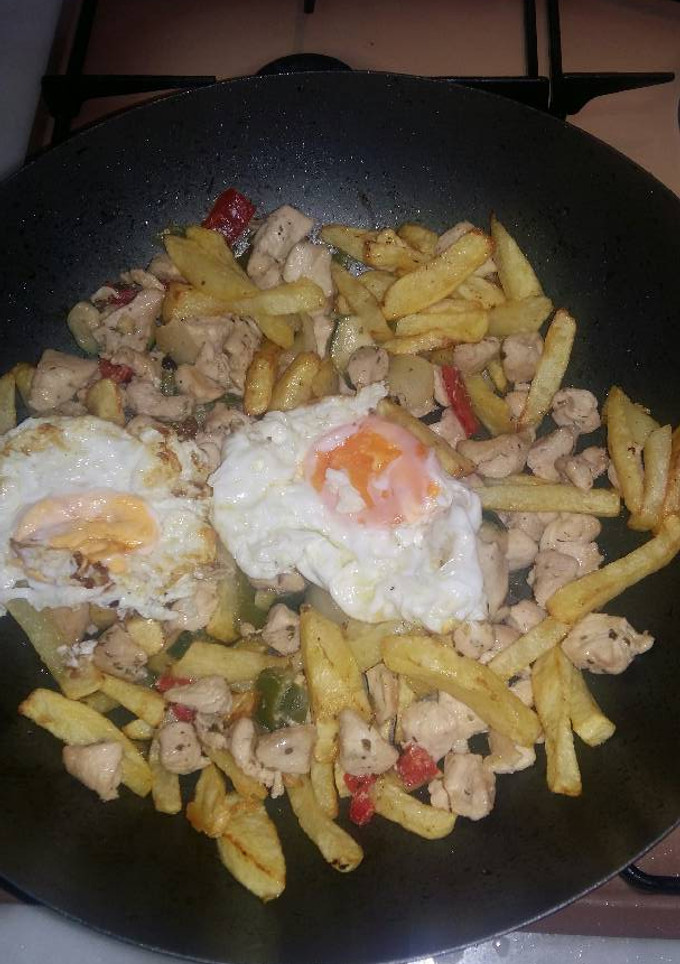 Una foto de Sartén casera
