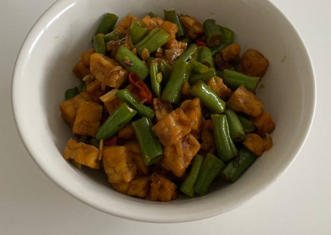 Tumis Tempe Buncis
