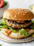 Zdrowy burger z grilla