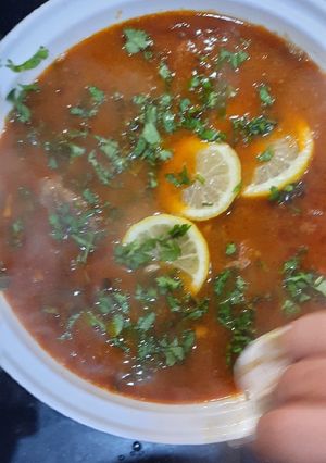صورة لوصفة شربة فريك🥣 على اصولها 😊🥰🥰