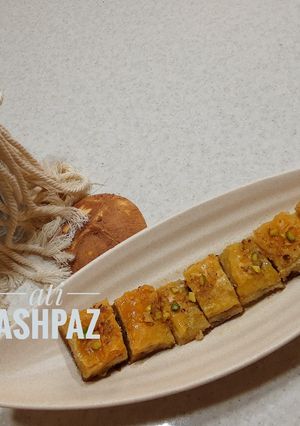 عکسی از دستور باقلوا استانبولی