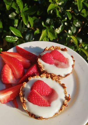 Foto di Cestini croccanti allo yogurt