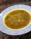 Harira. Sopa de legumbres, carne y tomate. Receta marroquí