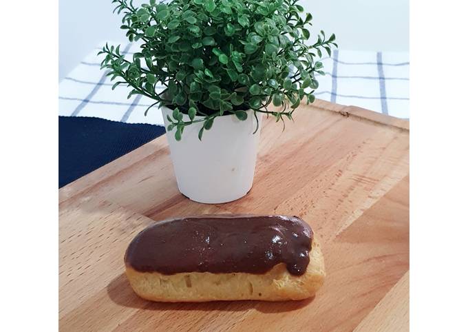 Recipe: Tasty Kue Sus Coklat (Choco clair)