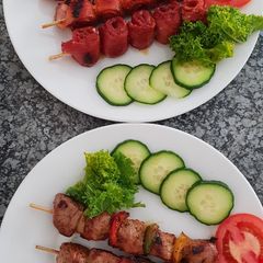 A picture of Kebabs Beef & Bacon.