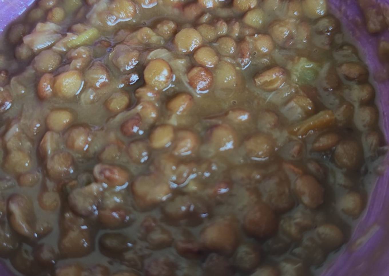 Lentejas estofadas con verduras