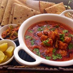 A picture of Rajasthani Gatta Curry.