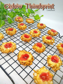 Foto resep Cashew Thumbprint (Kue Kering Kacang Mete)