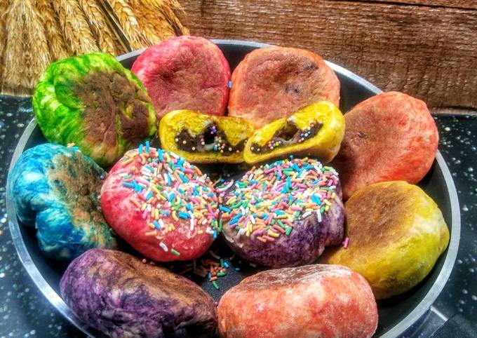 How to Cook Tasty Bakpia teflon rainbow ceria