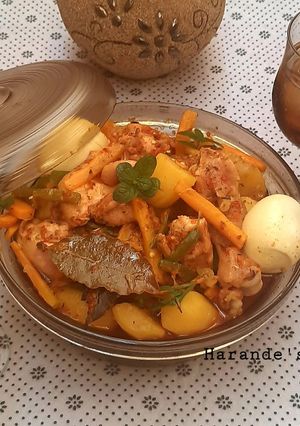A picture of Chicken peppersoup.