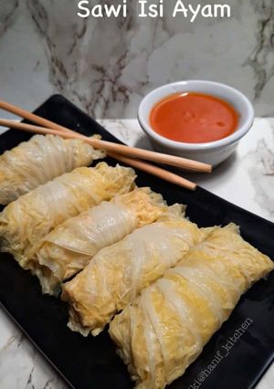 Foto resep Sawi Gulung Isi Ayam Franziestca Cah'ayu