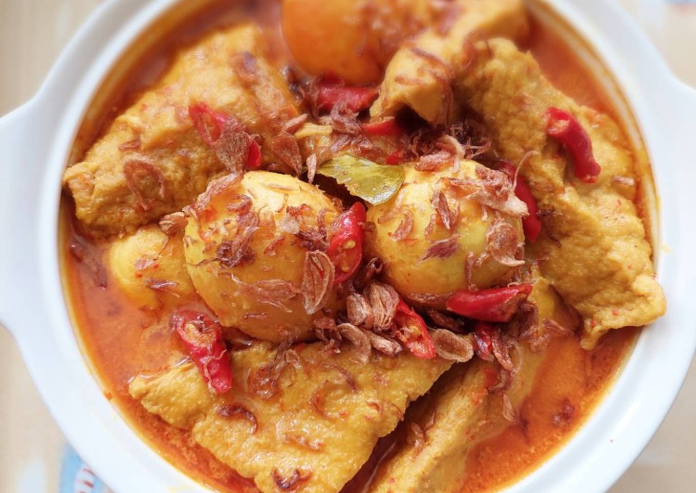 38. Gulai Telur & Tahu