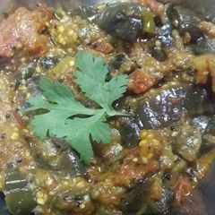 A picture of Baingan Masala.