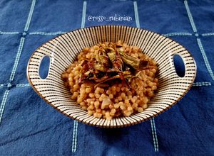 Foto di Fregola risottata con carciofi