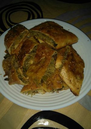 صورة لوصفة خبز محشي بالدجاج