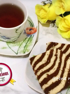 Foto resep Bolu zebra tanpa oven