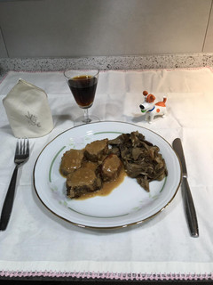 Una foto de Solomillo de cerdo con setas