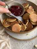 Pełnoziarniste mini pancakes