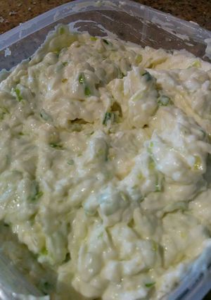 Una foto de Dip de puerro