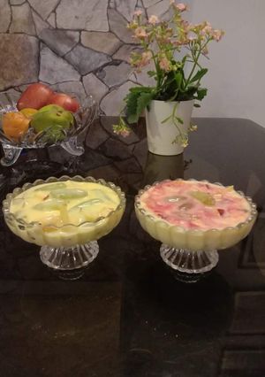 A picture of Fruit custard.