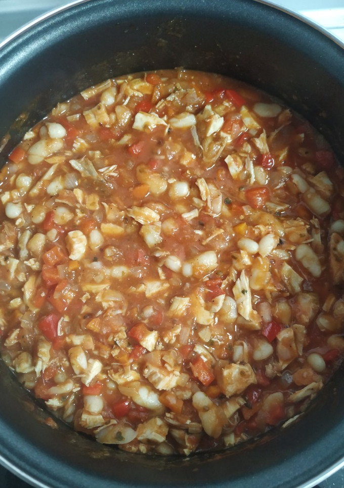 Una foto de Casi chili con pollo