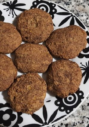 Una foto de Galletas biscuit de avena y plátano