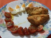 Una foto de airfryer receta tomate cherry