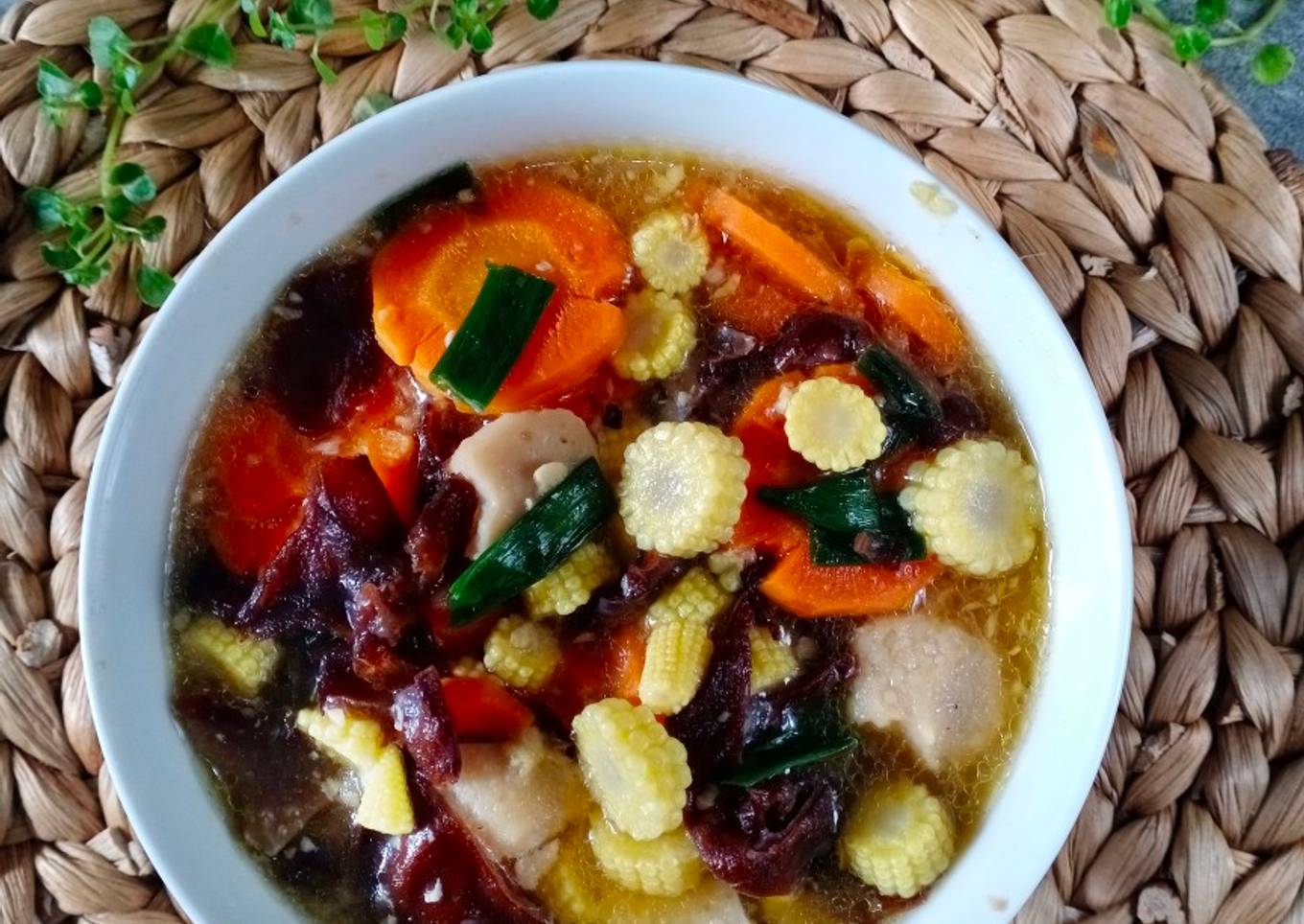 Bakso ca jagung muda