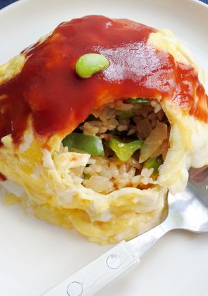 大阪老闆的佛心蛋包飯 的食譜成品照片