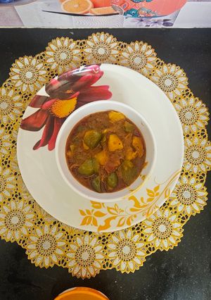 A picture of Aloo Capsicum.