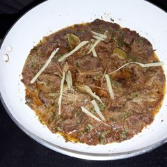 A picture of Dhaba style Mutton karahi.