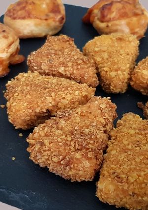 Una foto de Aperitivos Fáciles - Queso sabor Doritos/Palmeras de Pizza