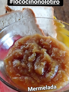 Una foto de Súper mermelada de cáscaras de manzana