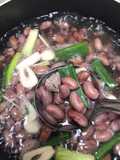 Sayur sup kacang Merah