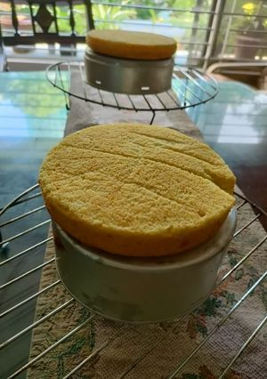 No waste Orange cake 😊. (ছিলকা সহ কেনু দিয়ে বানানো কেক) রেসিপির প্রধান ছবি