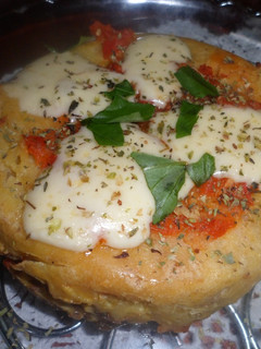 Una foto de Pastel de papas con mozarella.