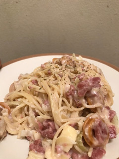 Foto resep Creamy Simple Spaghetti Carbonara
