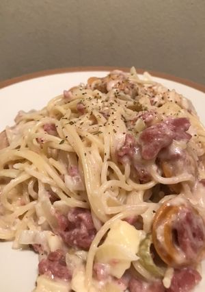 Foto resep Creamy Simple Spaghetti Carbonara