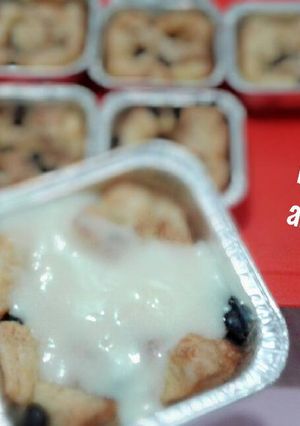 Foto resep Puding Roti w/ saus custard