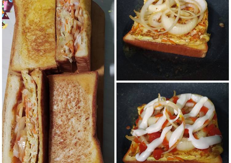 Resep Korean bread toast Anti Gagal