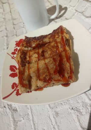 A picture of French toast(breakfast).