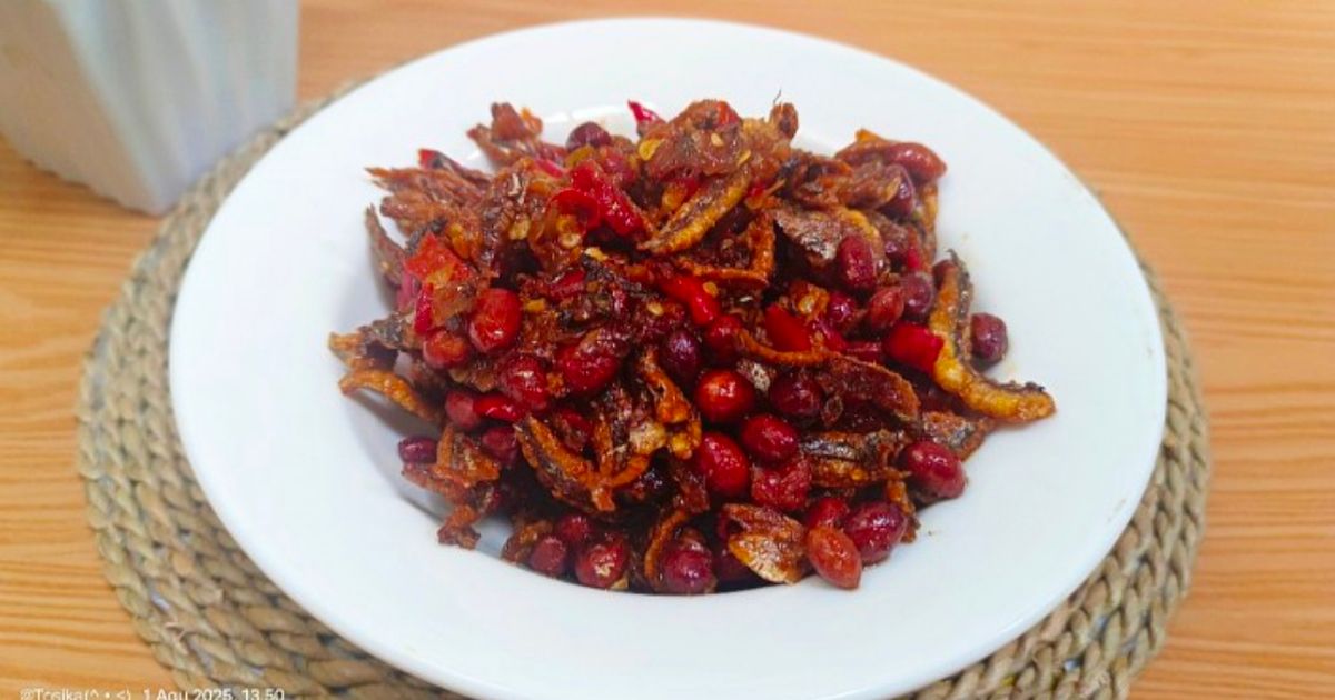 255. BALADO KACANG TERI UNTUK PELENGKAP NASI KUNING/ NASI UDUK