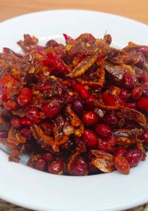 Foto resep 255. BALADO KACANG TERI UNTUK PELENGKAP NASI KUNING/ NASI UDUK