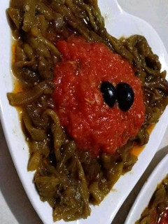 صورة لوصفة سلاطة طماطم مقلية وفلفل حلو