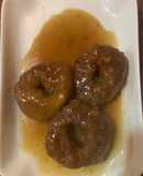 Picarones en chancaca