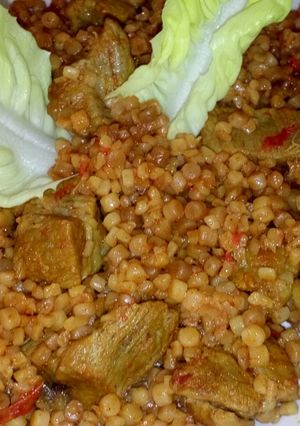 Tarhonyás hús recept fotója