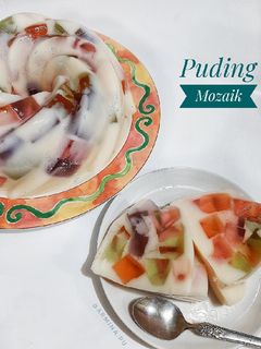 Foto resep Puding Mozaik