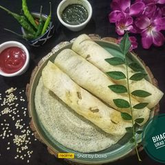 A picture of Bhagar & Urad Dal Dosa (Barnyard Millet Dosa).