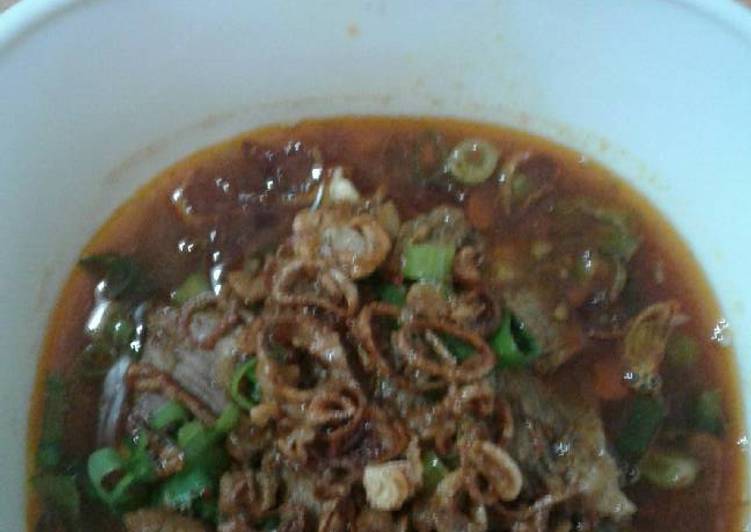 Resep Soto taoto daging sapi Anti Gagal