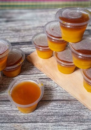 Foto resep 1027. Puding Labu Kuning Lapis Gula Merah